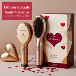 Luxuriance Édition Saint-Valentin - Brosse connectée personnalisable